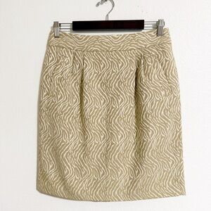 Banana Republic Heritage Jacquard Zebra Stripe Pencil Skirt